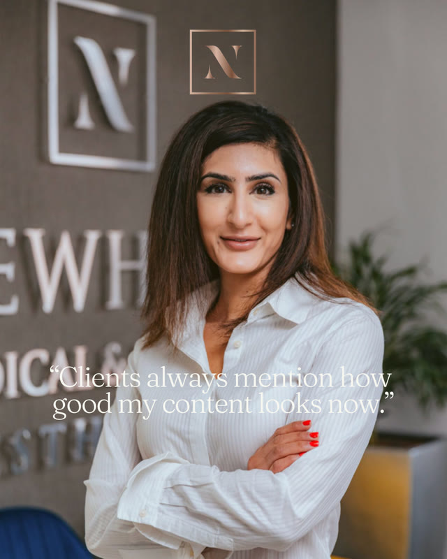 Newhall: &ldquo;Clients always mention how good my content looks now.&rdquo;