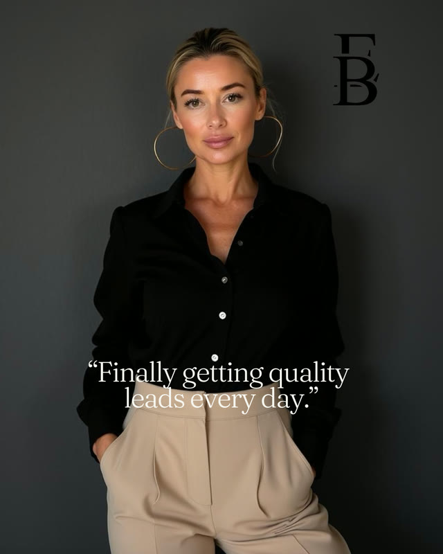 Client review: &ldquo;Finally getting quality leads every day.&rdquo;